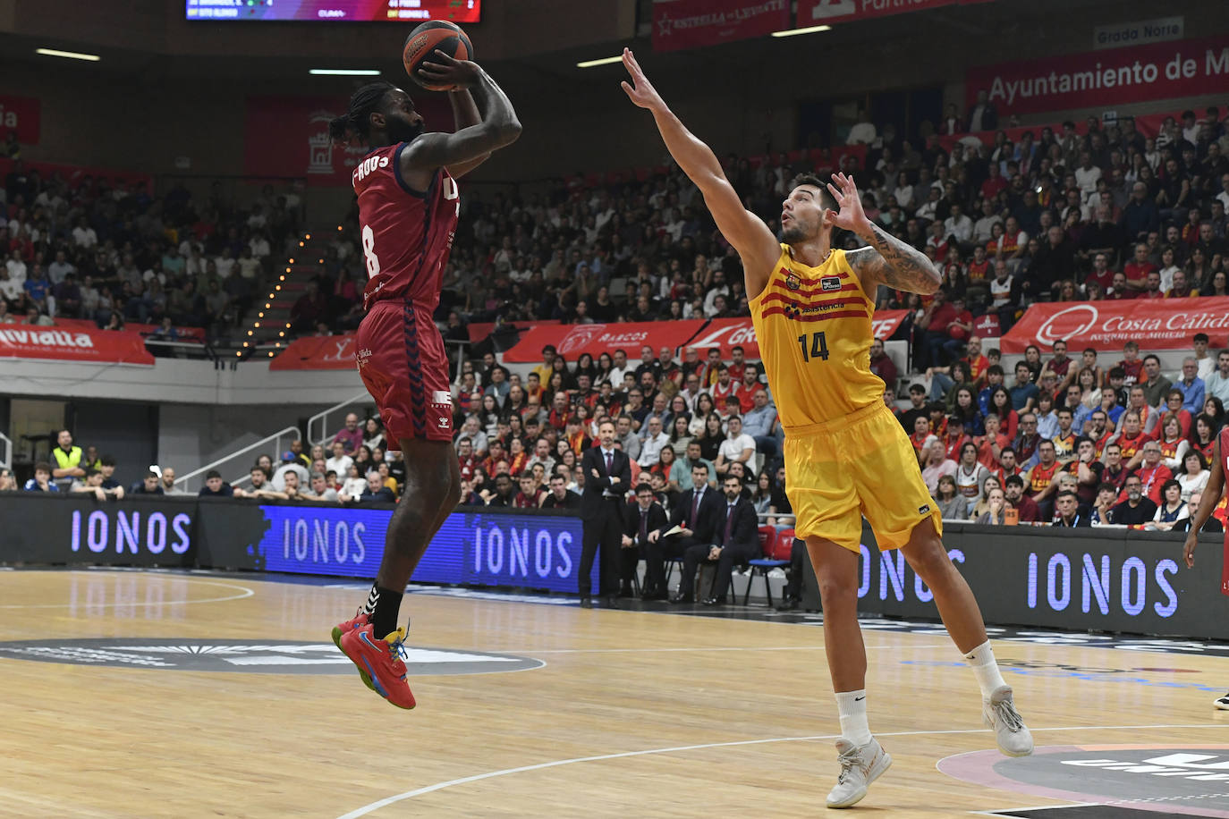 La victoria del UCAM Murcia frente al Barça, en imágenes