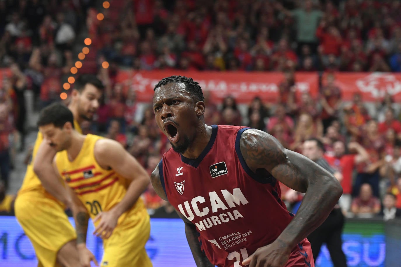 La victoria del UCAM Murcia frente al Barça, en imágenes