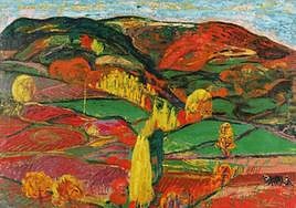 'Paisaje encendido', de Benjamín Palencia.