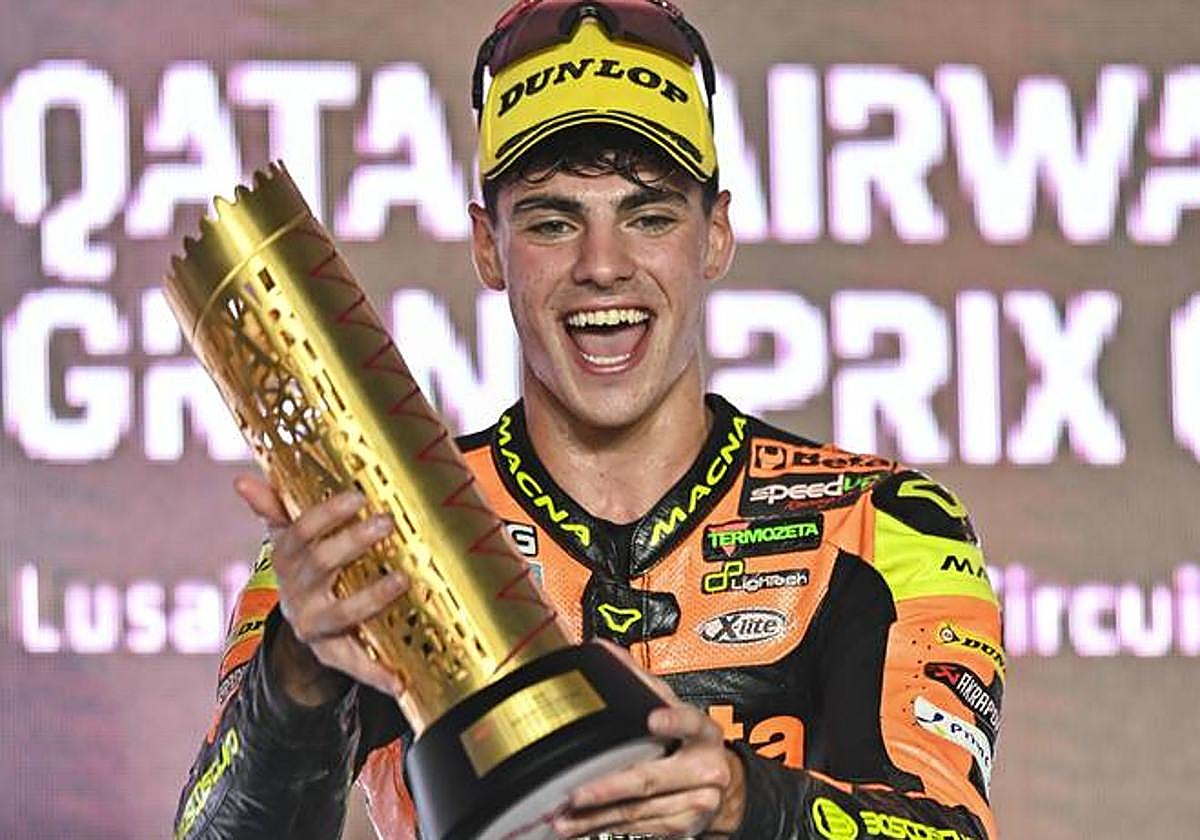 Fermín Aldeguer, en Catar.