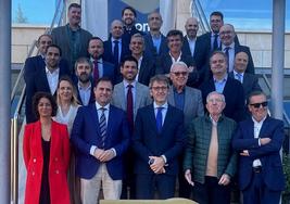 El consejero de Economía, Hacienda y Empresa, Luis Alberto Marín, durante el encuentro 'Protagonistas Frecom', este miércoles.