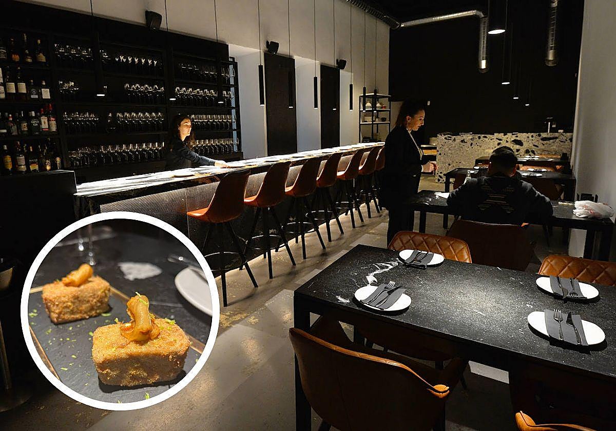 Comedor del restaurante Maza, en Murcia.