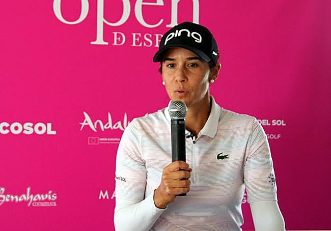 Azahara Muñoz, en rueda de prensa.