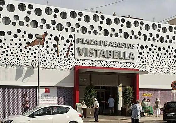 Plaza de abastos de Vistabella, uno de los puntos en los que los alumnos realizarán encuestas sobre la prevención de residuos y reciclaje.