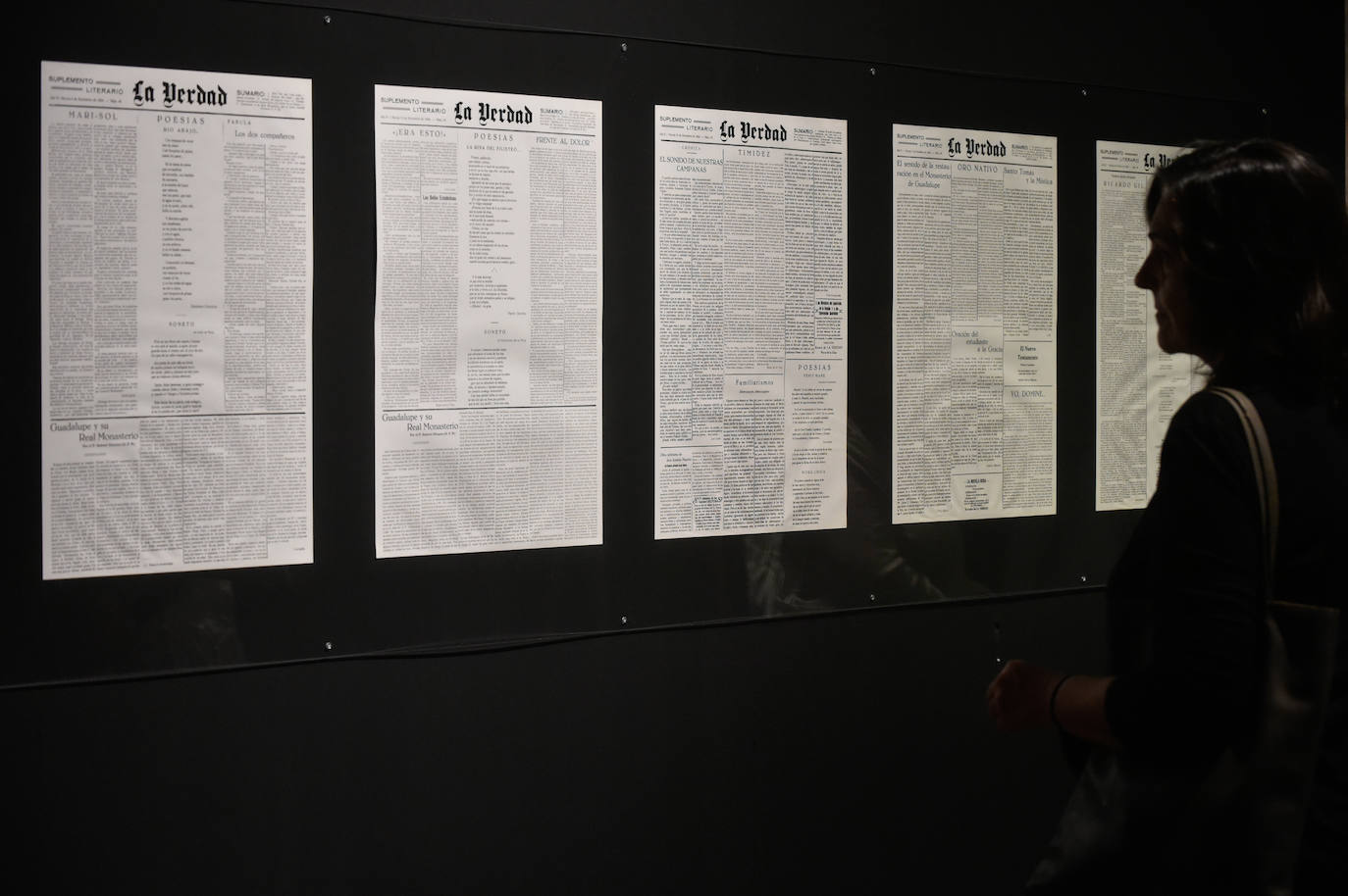 La visita guiada a la exposición del centenario del Suplemento Literario, en imágenes