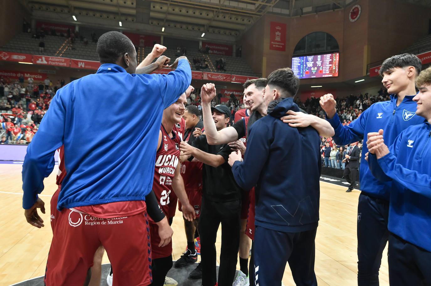 La victoria del UCAM Murcia CB ante Joventut, en imágenes