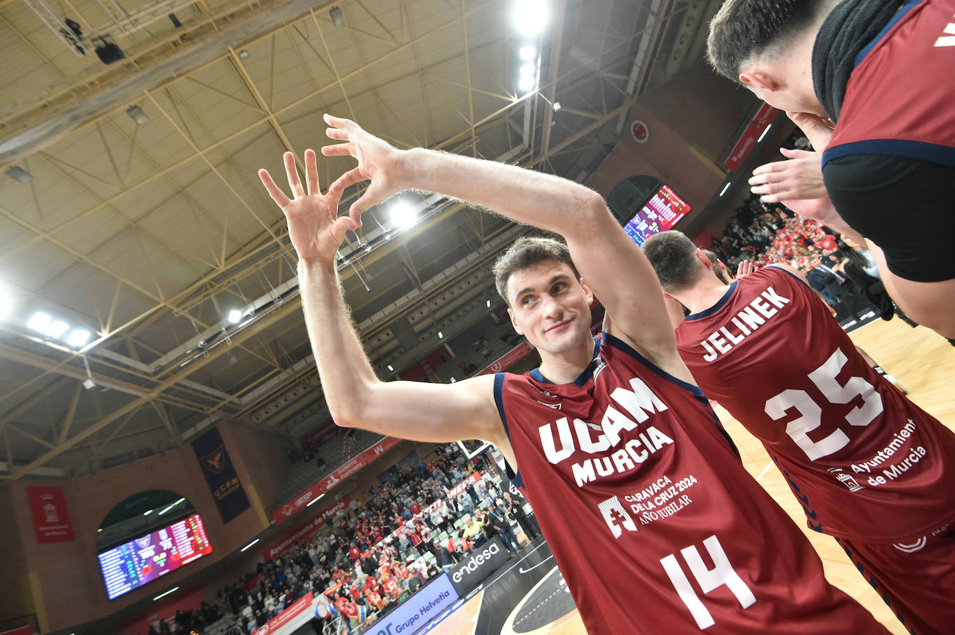 La victoria del UCAM Murcia CB ante Joventut, en imágenes