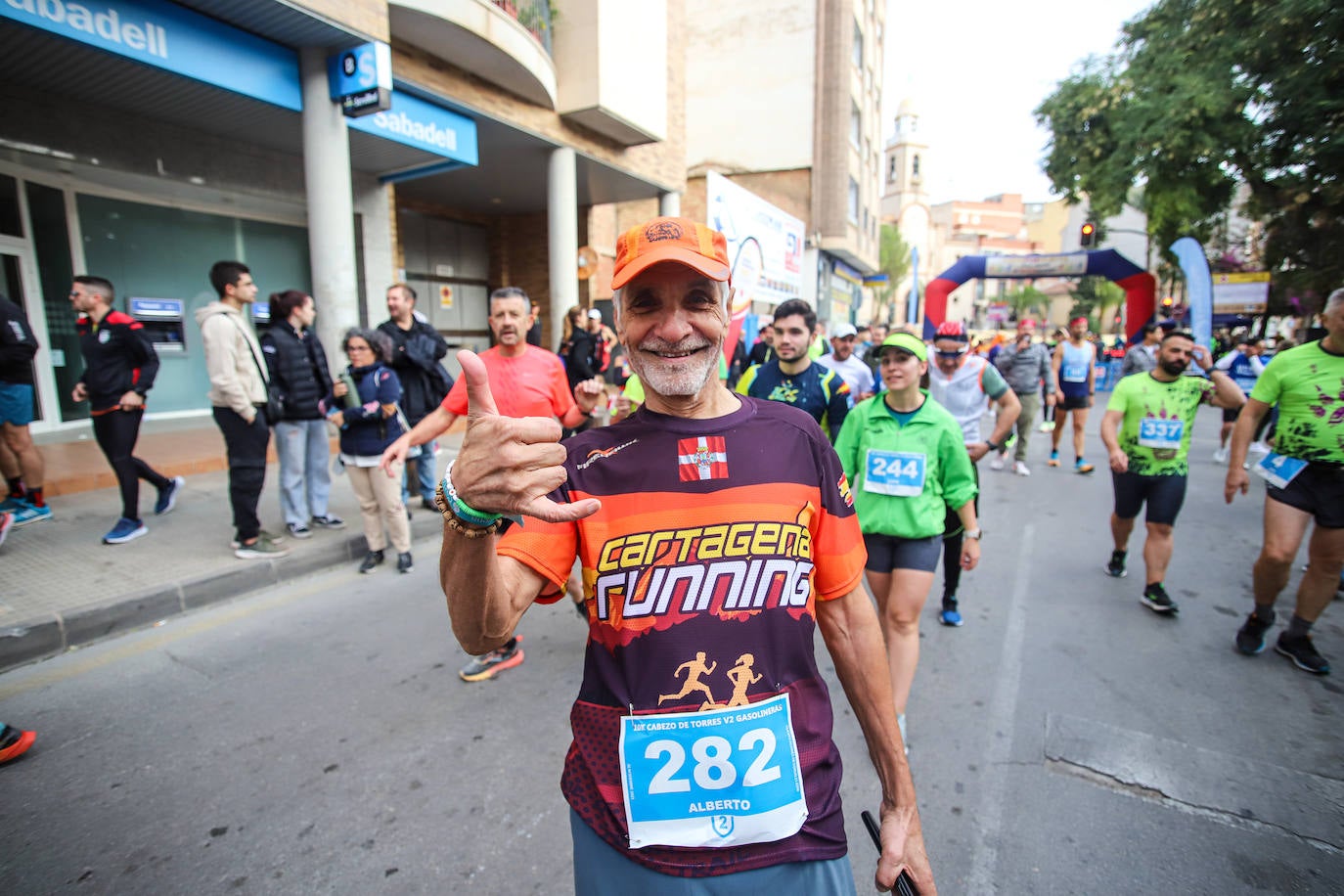 Medio millar de corredores contra el cáncer en Cabezo de Torres