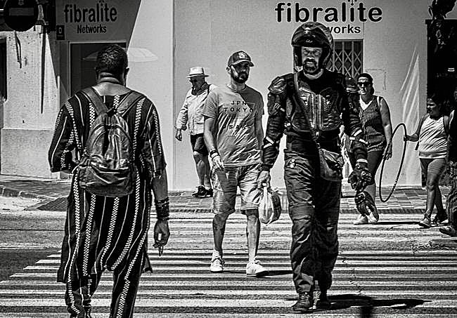 'Te falta calle'. La fotografía que da título a la muestra.