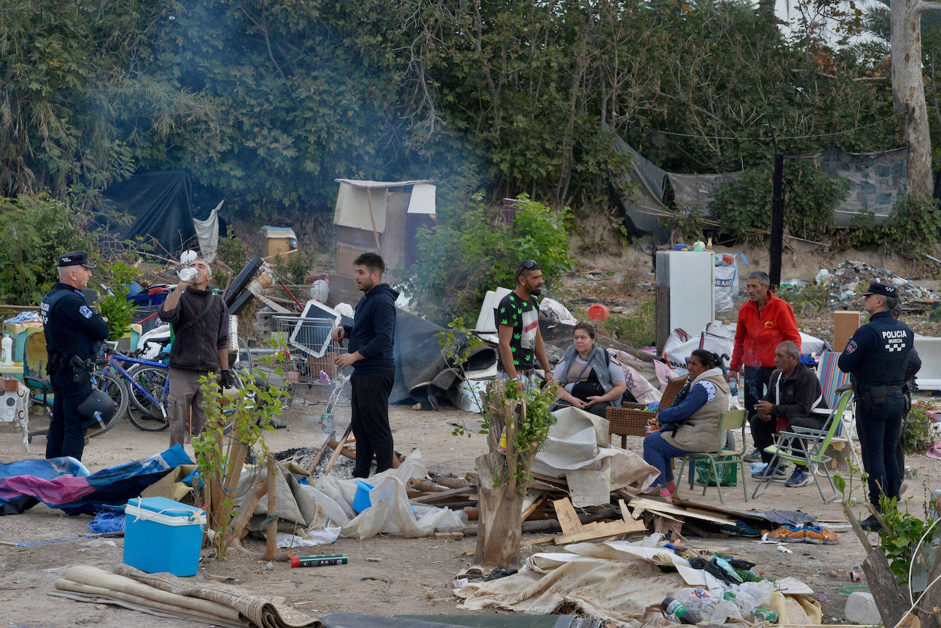 El desalojo del poblado chabolista de La Fica, en imágenes