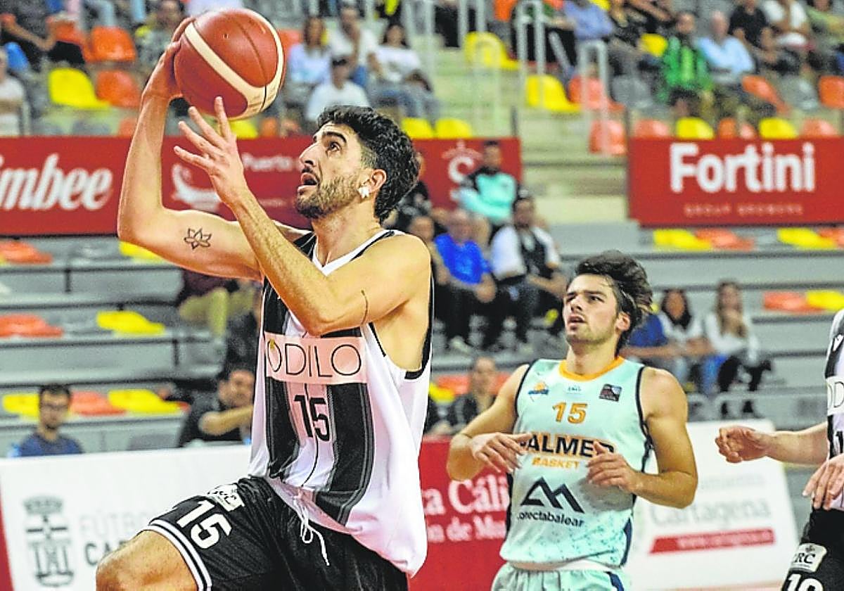 Juanpe Jiménez, en la victoria contra el Mallorca.