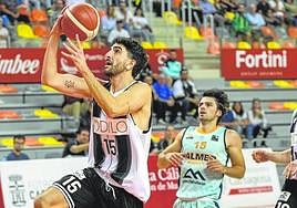 Juanpe Jiménez, en la victoria contra el Mallorca.