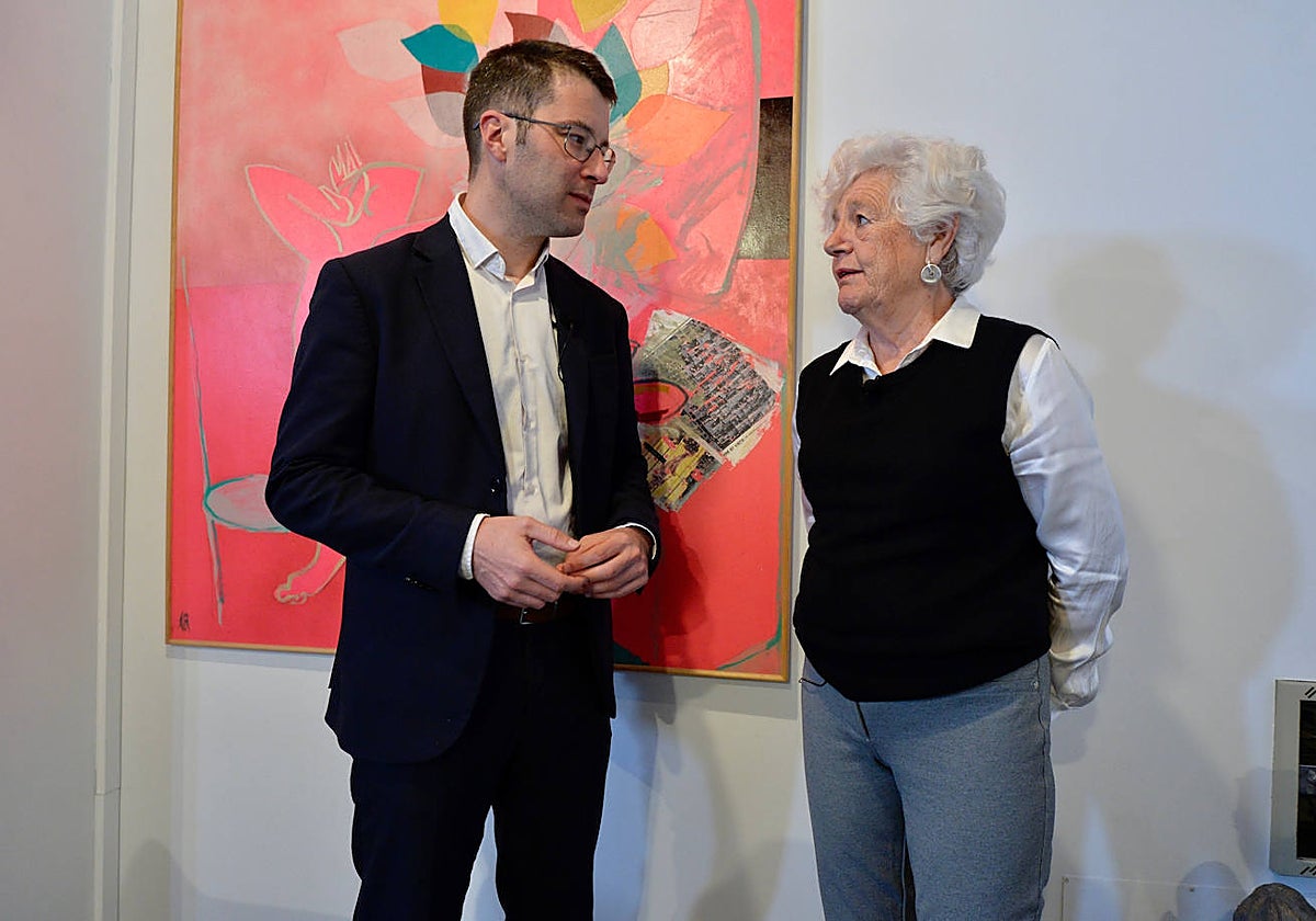 Ricardo Ibarra y Juana López, ayer en Murcia