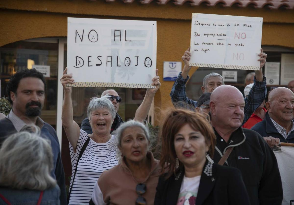 Imagen de archivo de la protesta de los vecinos.