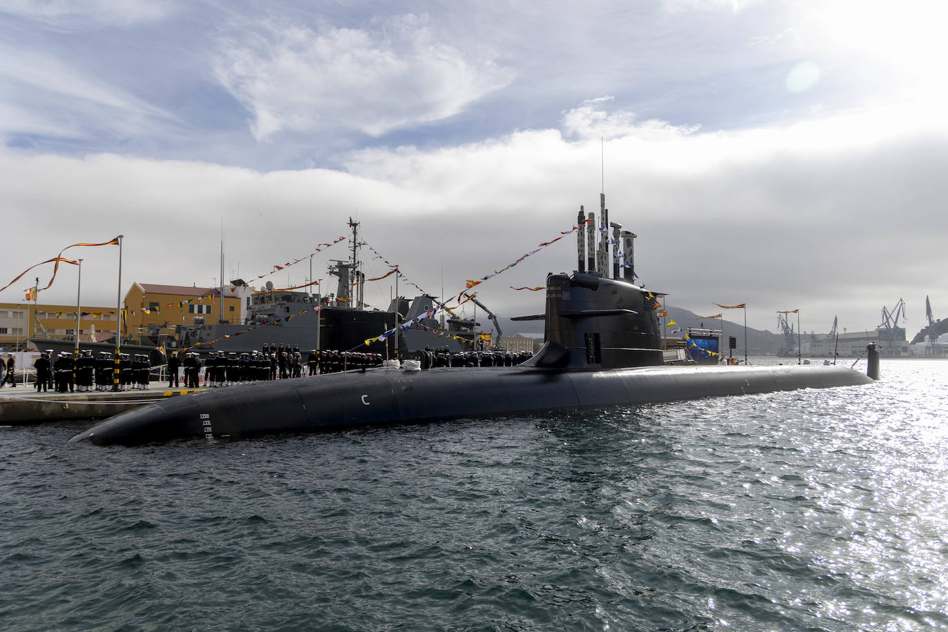 El acto de entrega del S-81 a la Armada, en imágenes