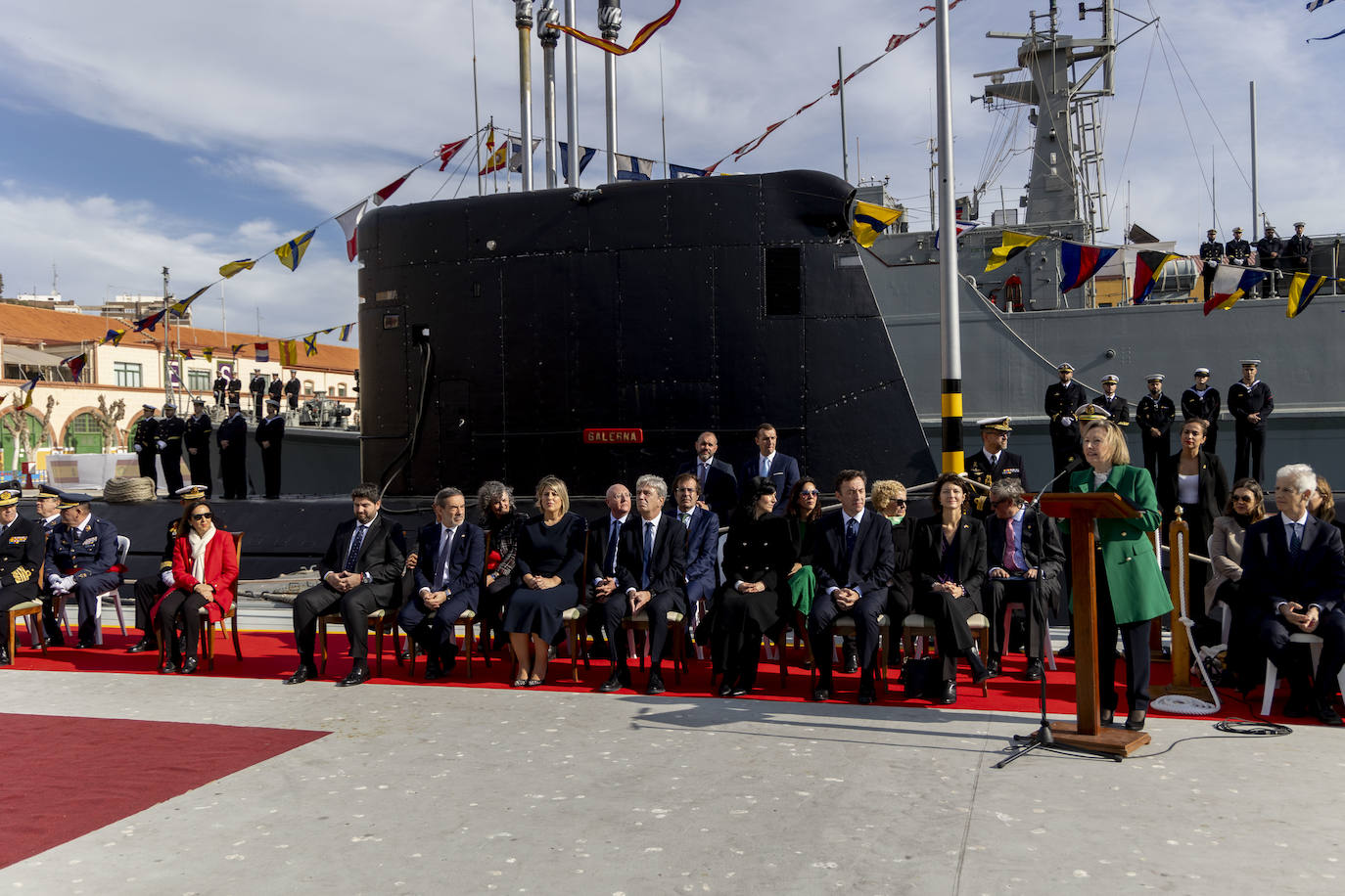 El acto de entrega del S-81 a la Armada, en imágenes