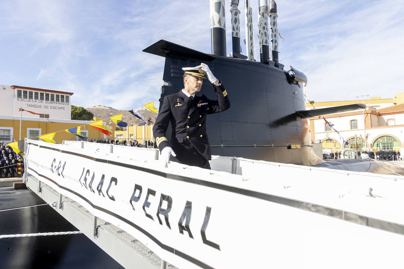 El acto de entrega del S-81 a la Armada, en imágenes