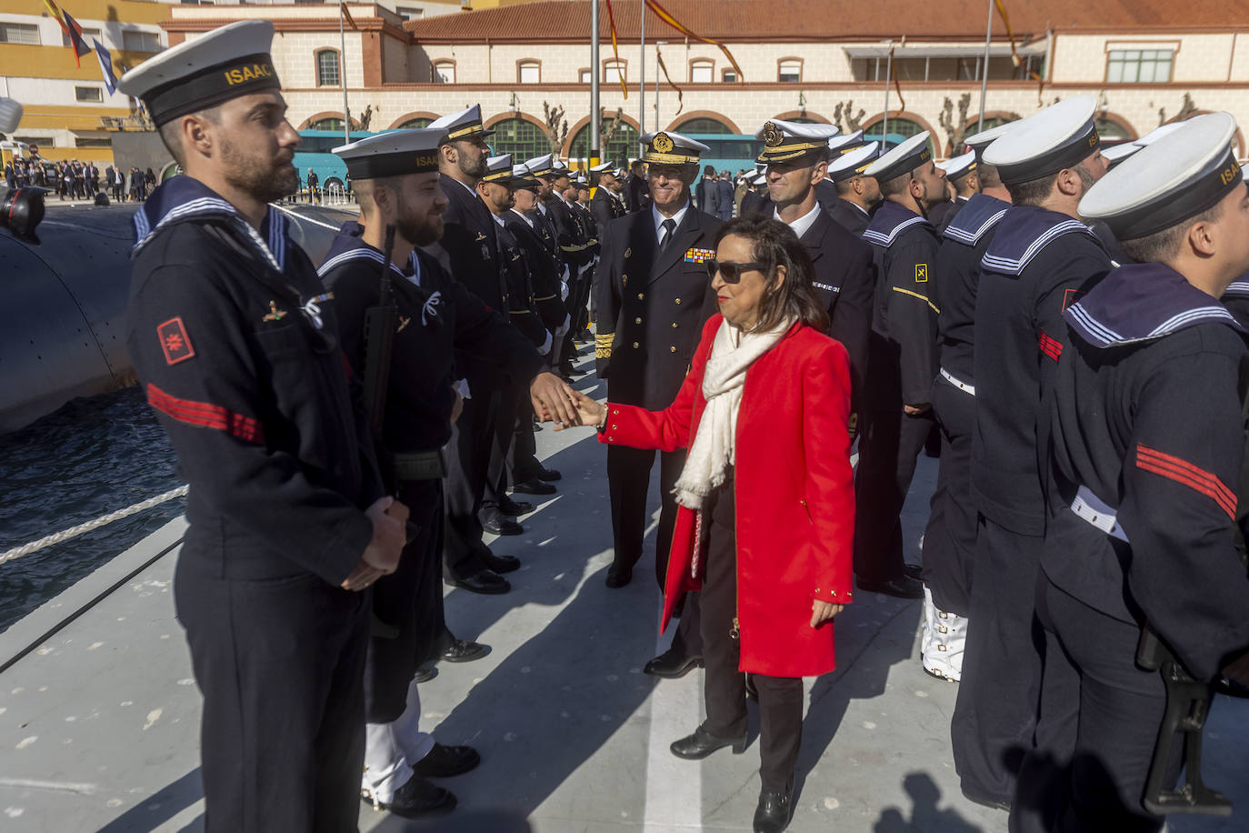 El acto de entrega del S-81 a la Armada, en imágenes