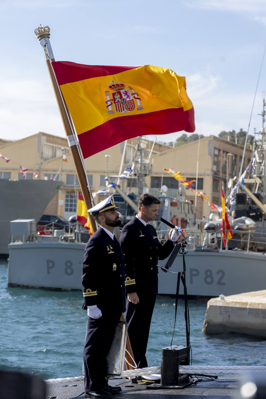 El acto de entrega del S-81 a la Armada, en imágenes