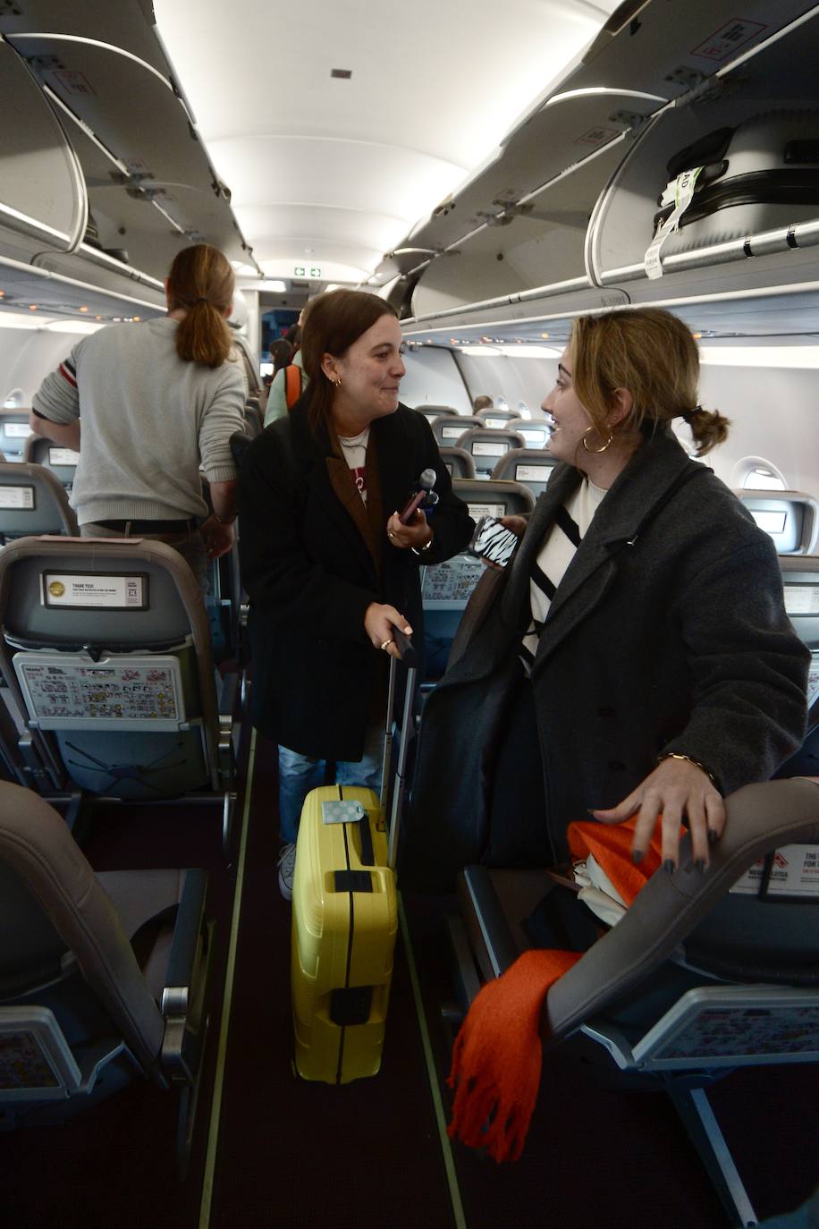 El vuelo entre Madrid y Murcia, en imágenes