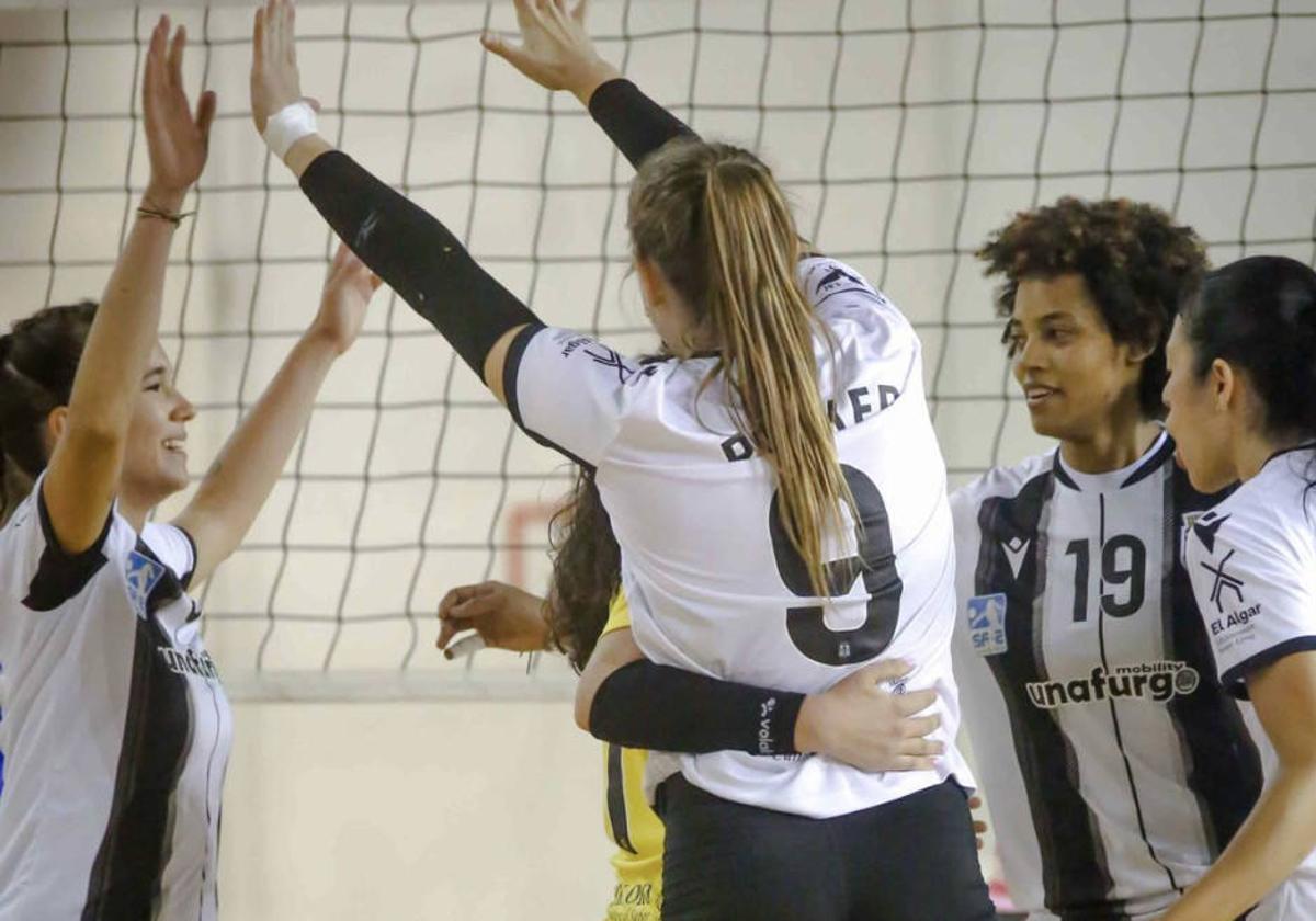 El FC Cartagena – Algar Surmenor celebra su victoria contra el CDV UFP Canarias, en imagen de archivo.
