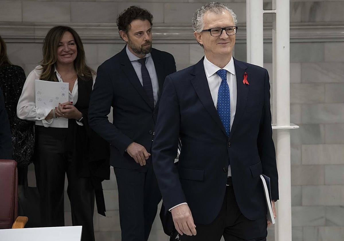 El consejero de Salud, Juan José Pedreño, este viernes.