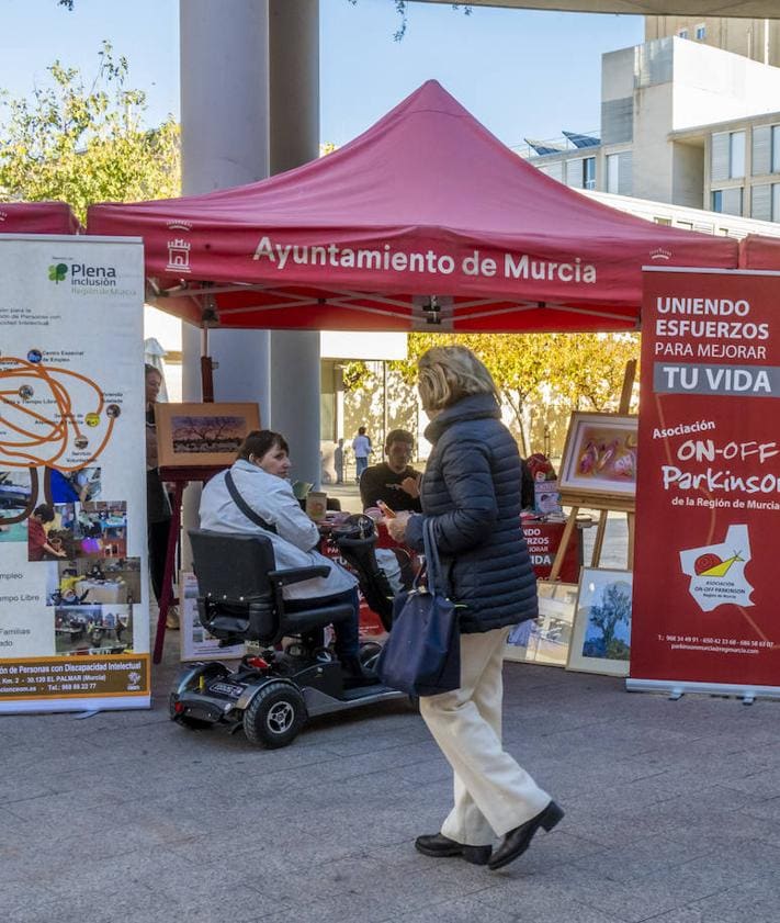 Secondary image 2 - The Day of People with Disabilities 'take'  La Merced and Plaza de Belluga in Murcia