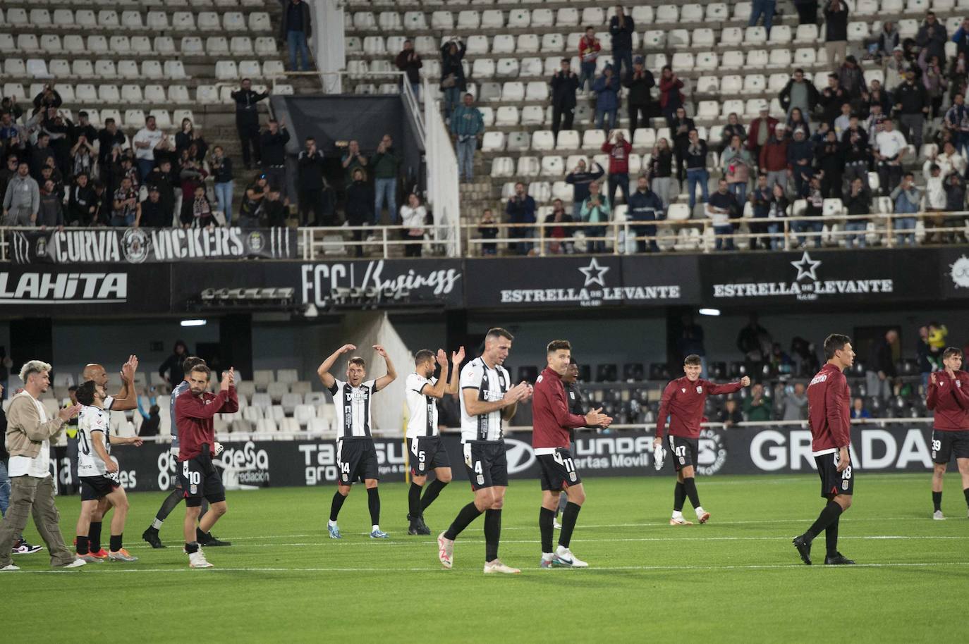 La victoria del Cartagena ante el Sporting, en imágenes