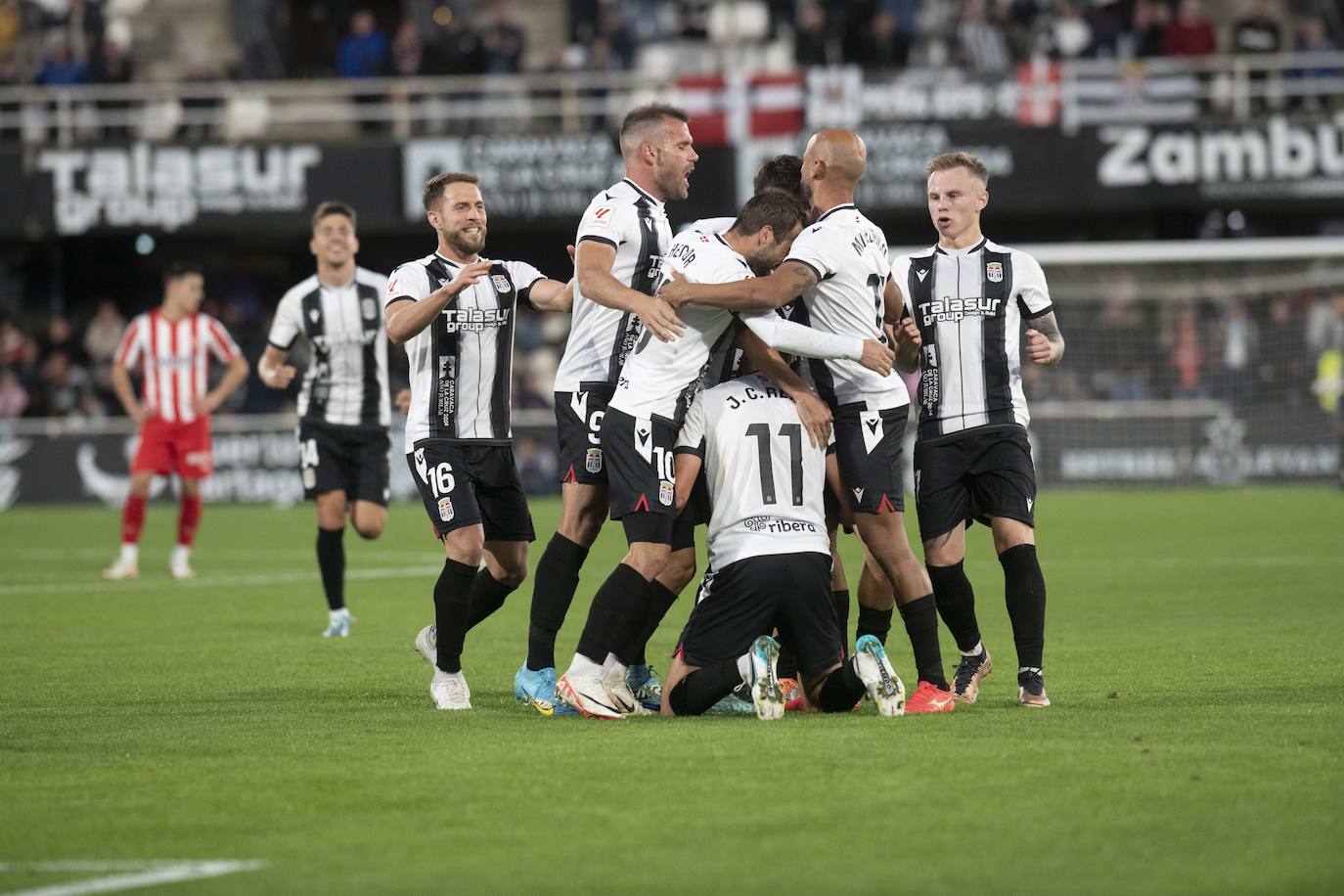 La victoria del Cartagena ante el Sporting, en imágenes