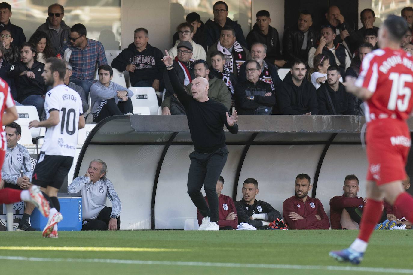 La victoria del Cartagena ante el Sporting, en imágenes