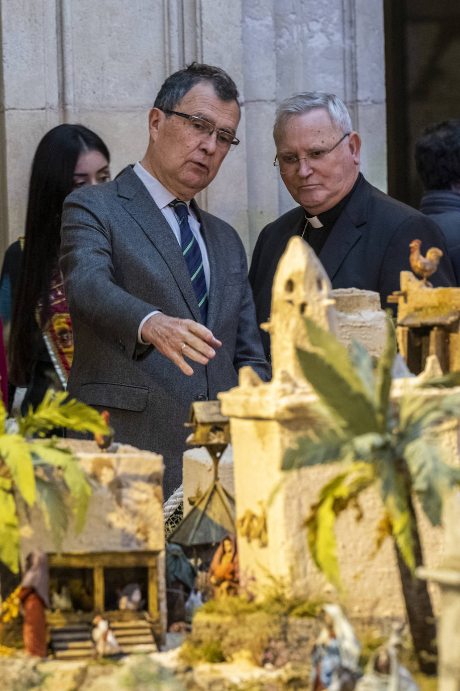 La inauguración del Belén municipal de Murcia, en imágenes