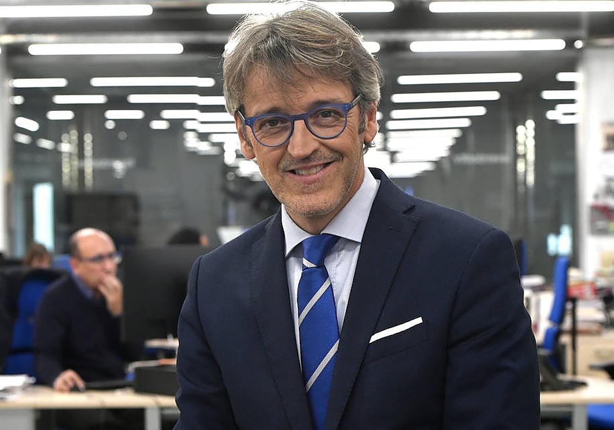 Luis Alberto Marín, en la redacción de LA VERDAD, el pasado viernes.