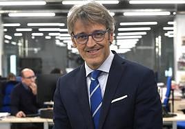 Luis Alberto Marín, en la redacción de LA VERDAD, el pasado viernes.