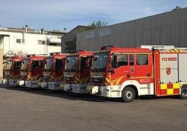 Vehículos de bomberos del CEIS, en una foto de archivo.