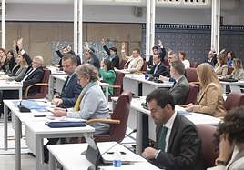 Imagen de archivo de un pleno de la Asamblea Regional.