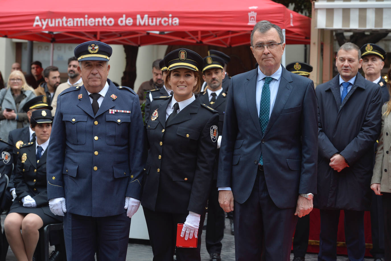 La toma de posesión de 56 nuevos policías locales de Murcia, en imágenes