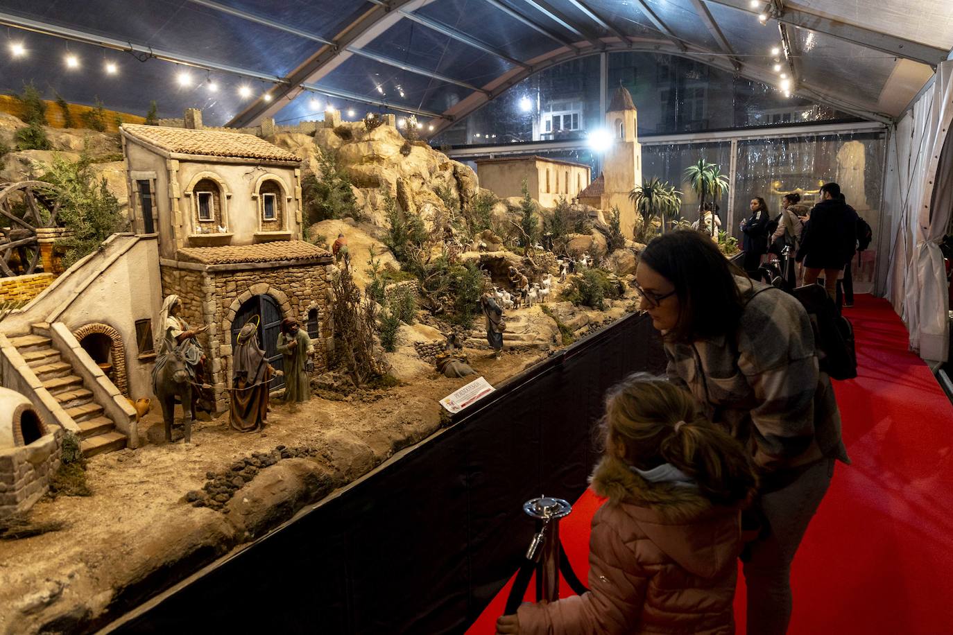 La apertura del Belén municipal de Cartagena y el encendido de luces, en imágenes