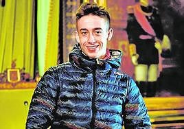 Pedro Acosta, en su recibimiento en el Ayuntamiento de Mazarrón tras proclamarse campeón de Moto3 en 2021.