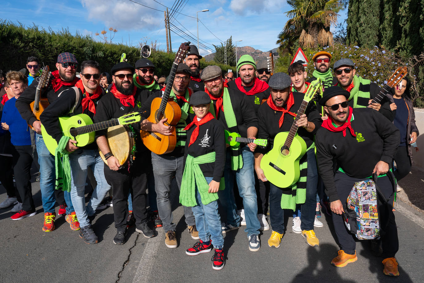 La romería de bajada de La Santa de Totana, en imágenes