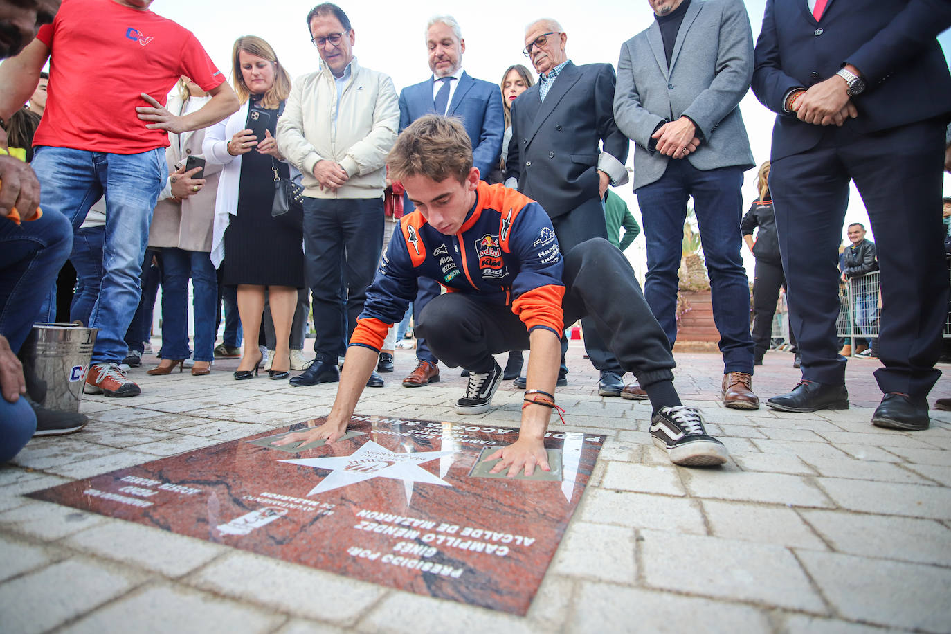 El homenaje a Pedro Acosta en Mazarrón, en imágenes