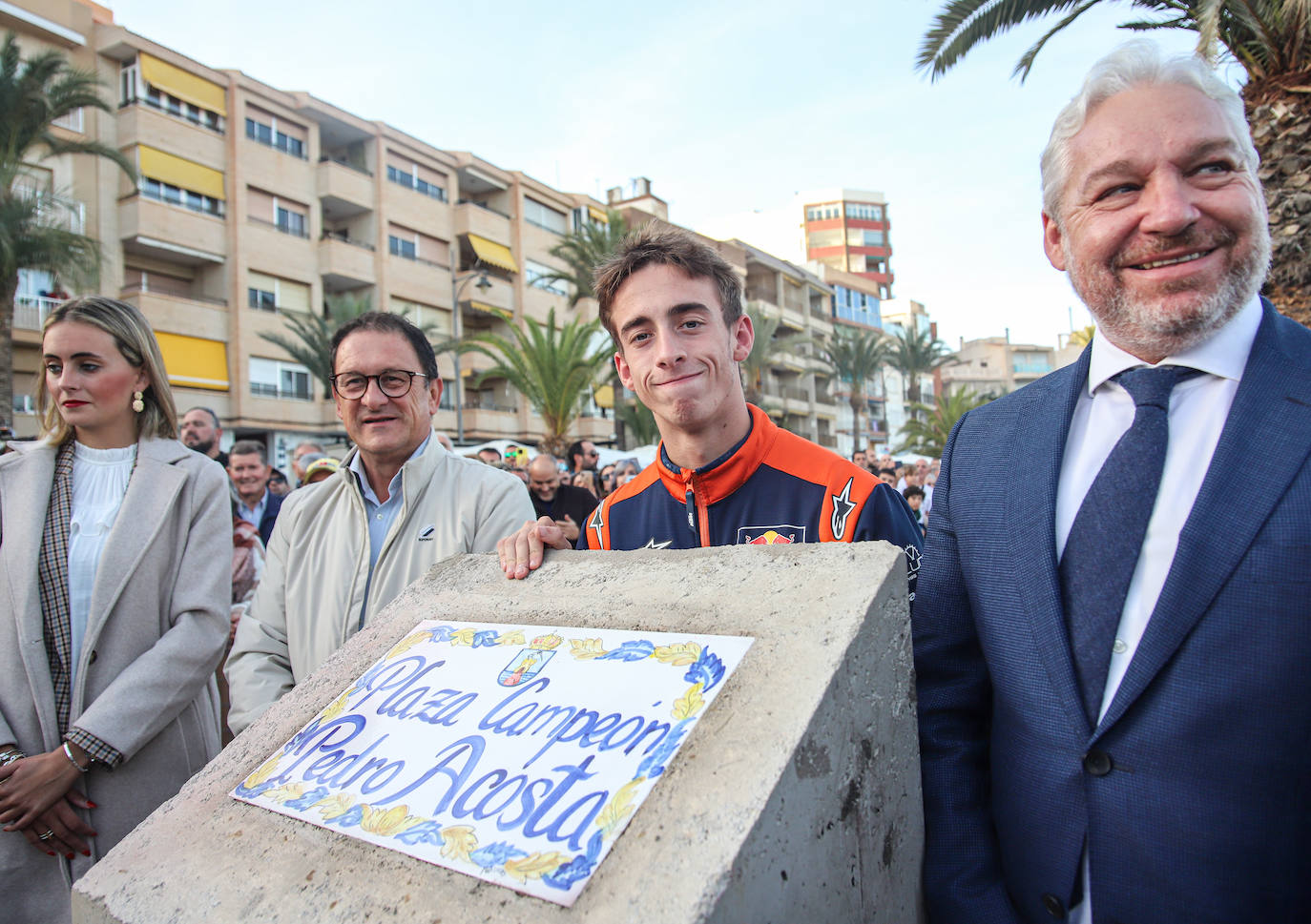 El homenaje a Pedro Acosta en Mazarrón, en imágenes