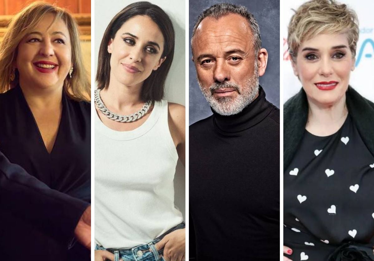 Carmen Machi, Macarena García, Javier Gutiérrez y Anabel Alonso.