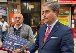 El concejal Jesús Pacheco, durante la presentación de la iniciativa.