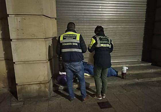 Servicios de SEMAS durante la Operación Frío en Murcia.
