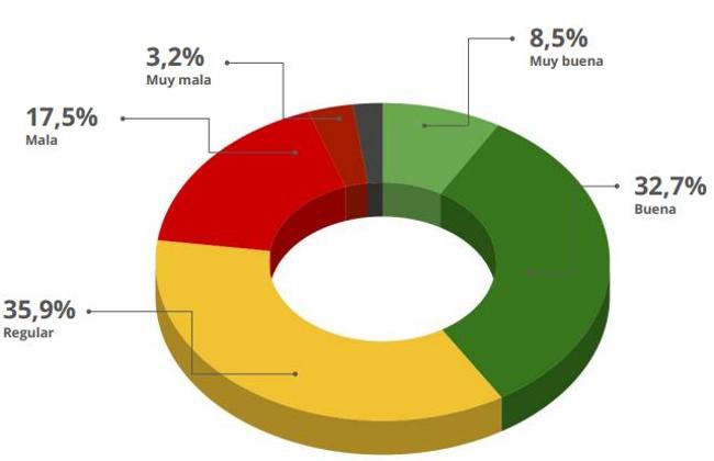 Percepción de la gestión del Gobierno regional.