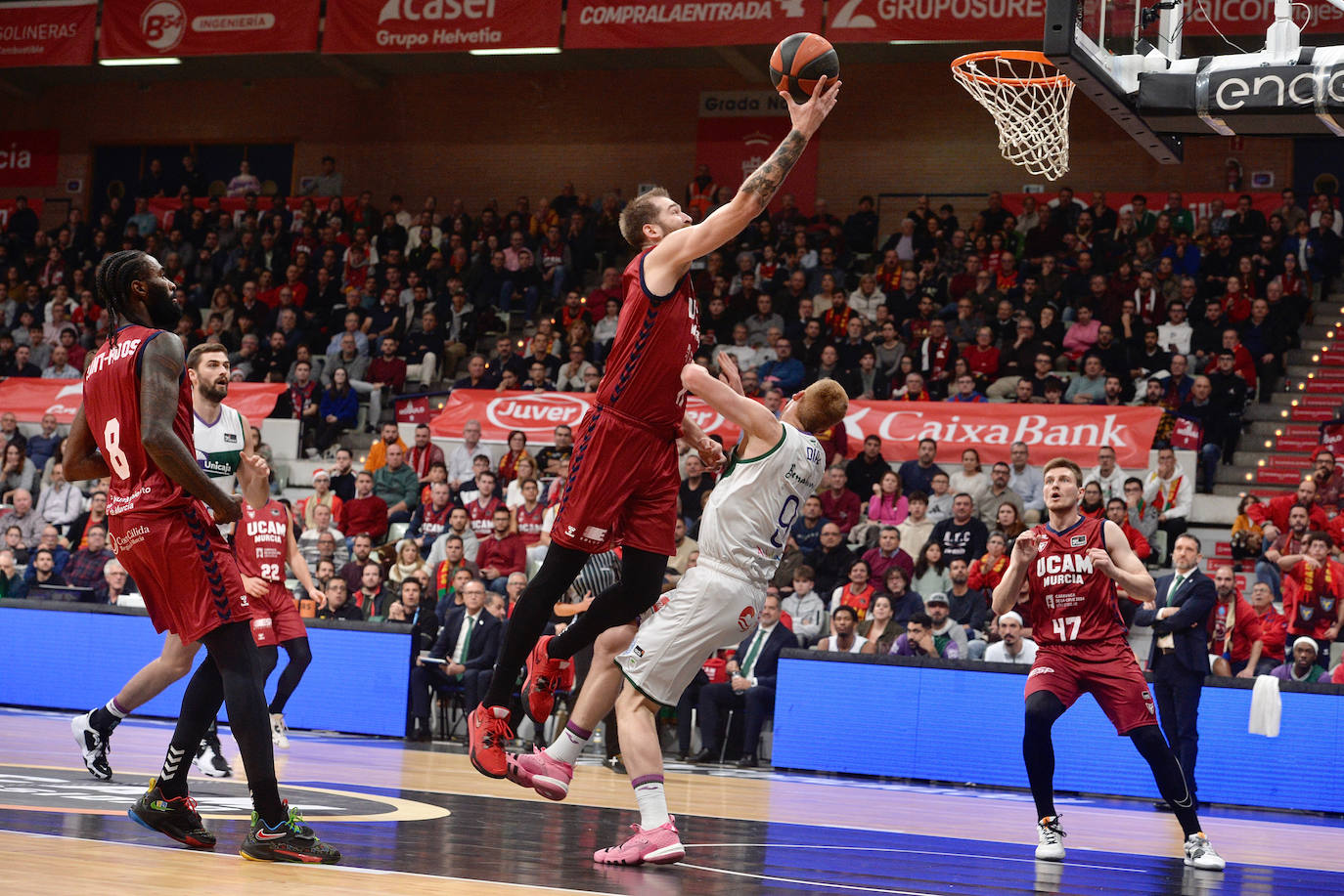 Las imágenes del UCAM CB-Unicaja