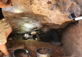 Investigadores de la UMU realizan una hallazgo histórico en la Cueva del Arco en Cieza