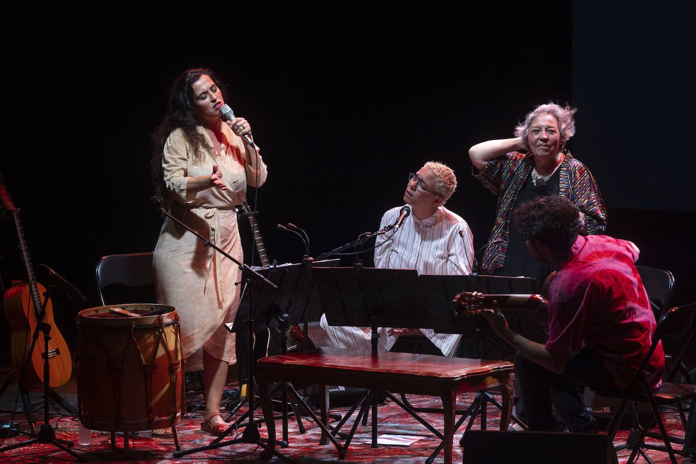 Silvia Pérez Cruz, en su actuación en el festival La Mar de Músicas de Cartagena.