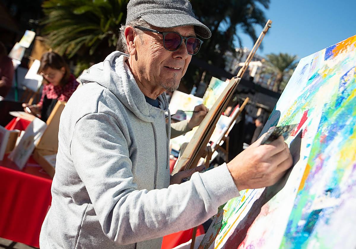 Encuentro entre pintores para retratar la Navidad en Murcia