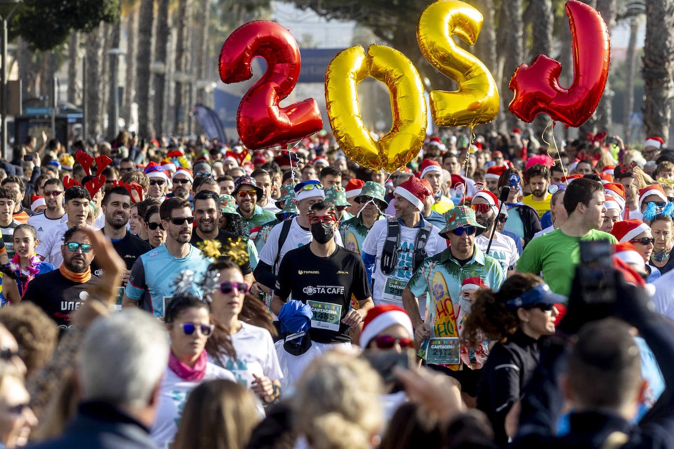 La carrera San Silvestre Cartagena 2023, en imágenes